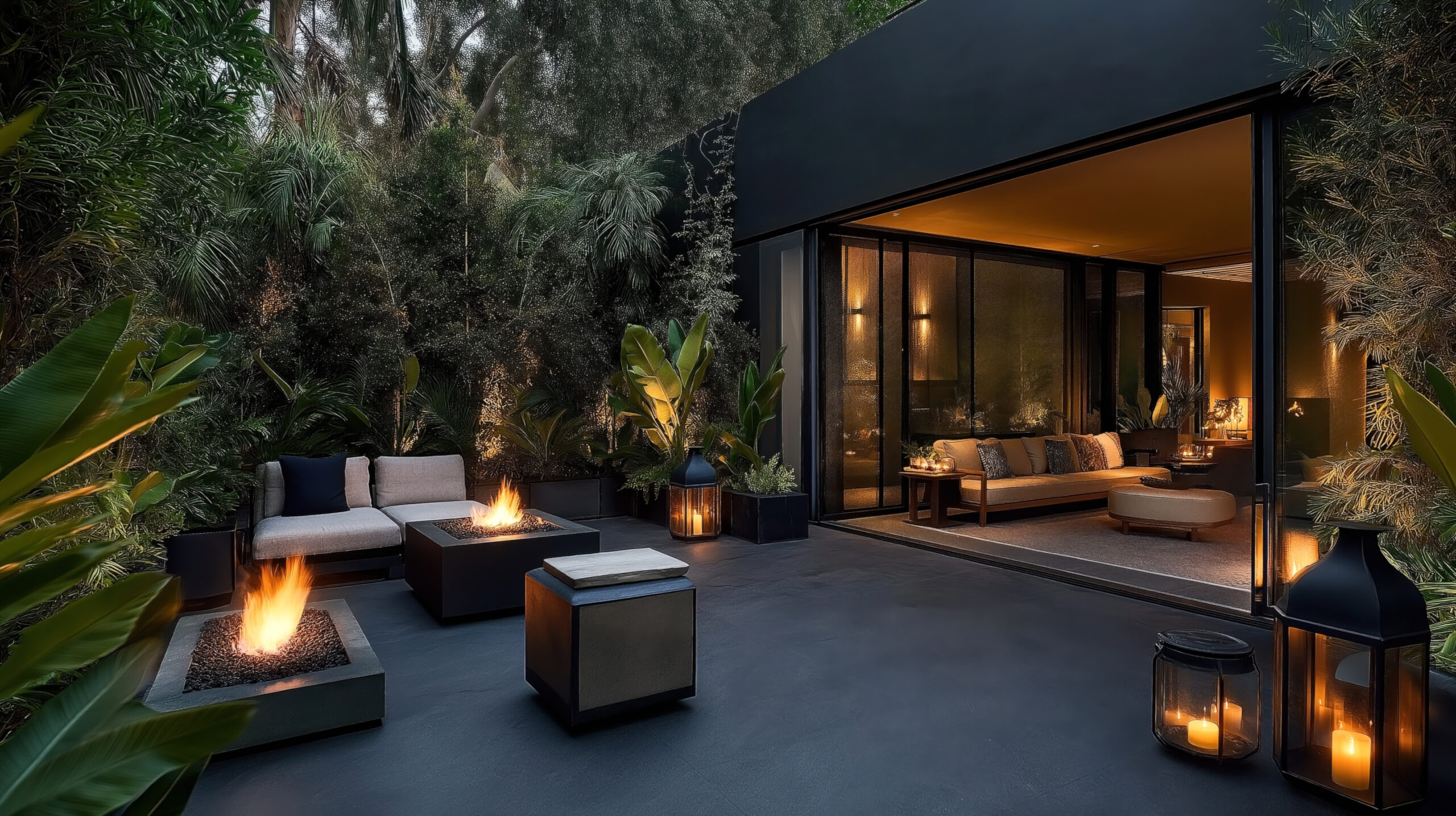 Modern home lighting installation by a professional residential electrician.