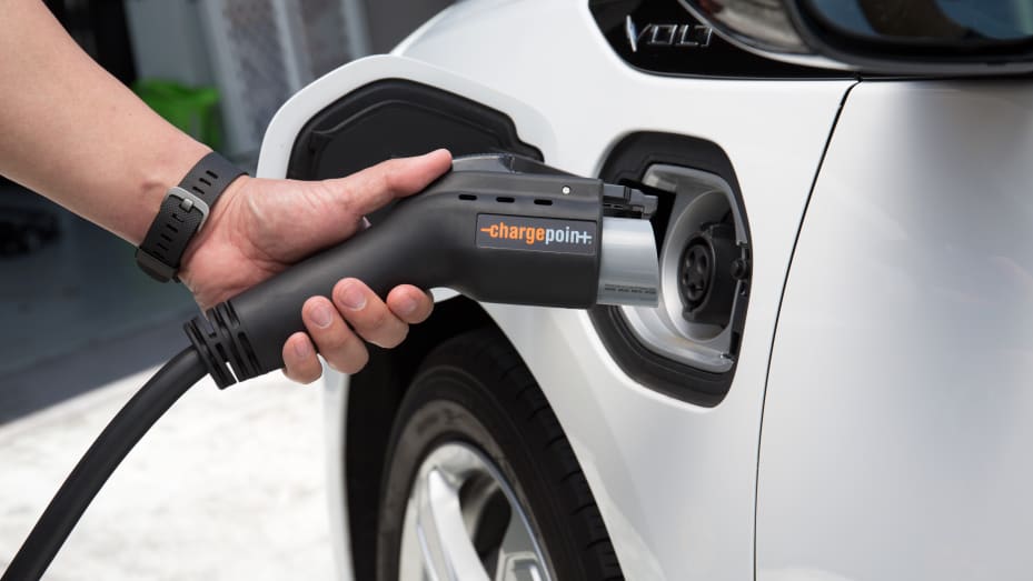 EV Charging Station installed by Residential electrician team.
